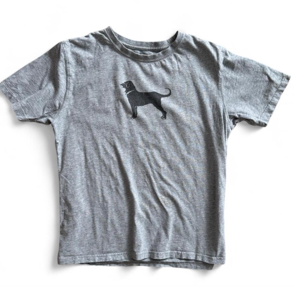 The Black Dog Youth Large 10 Gray Graphic Tee 2020 Classic Logo